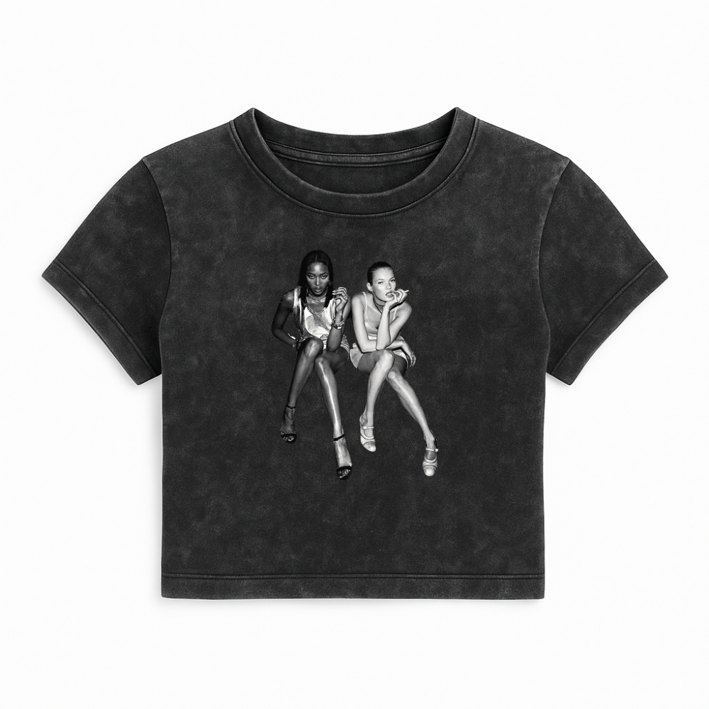 Baby Tee Two Girls
