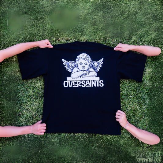 Polera Oversize "Big Angel Black"