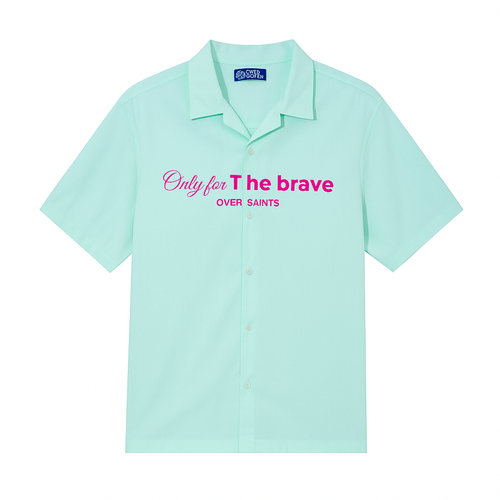 Camisa Boxy "Only for the Brave"