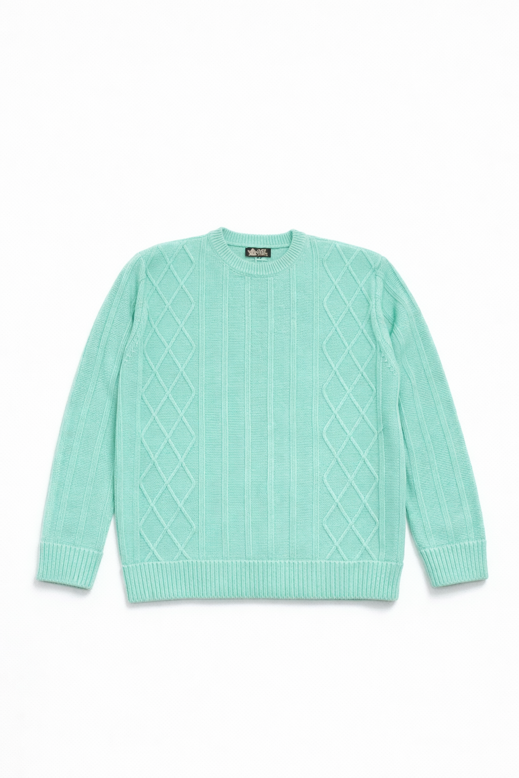 Knit mint green