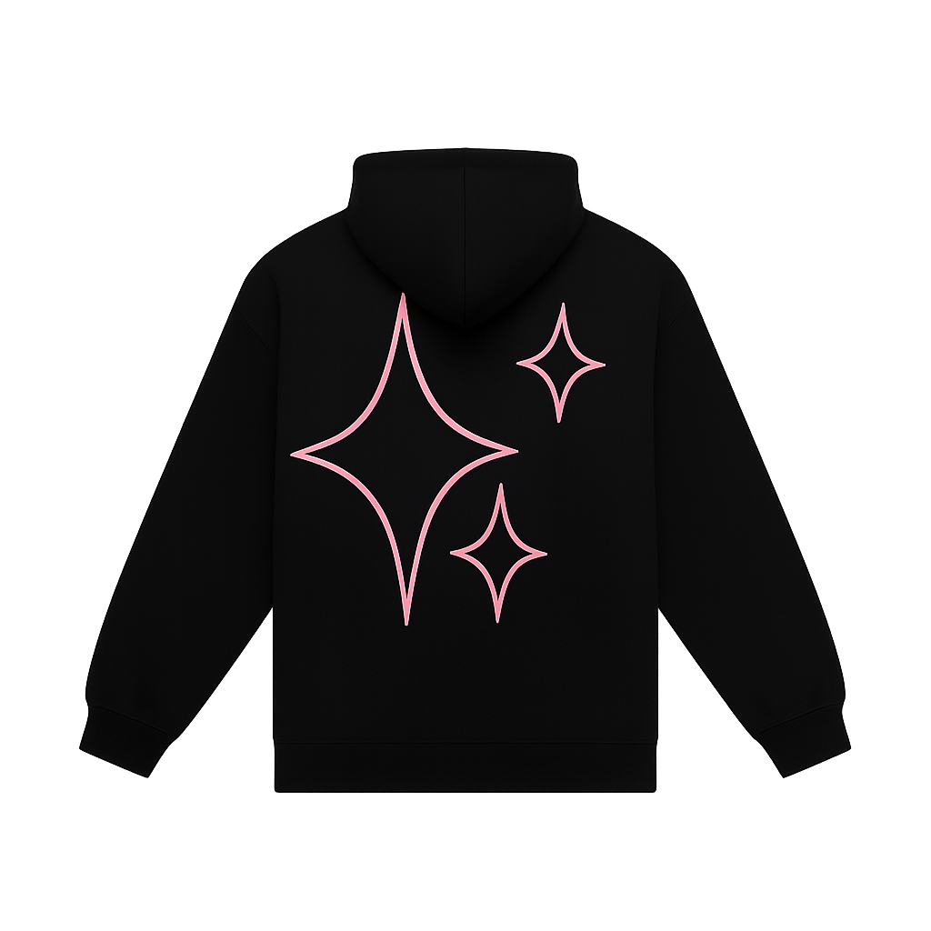 Poleron pink zipper