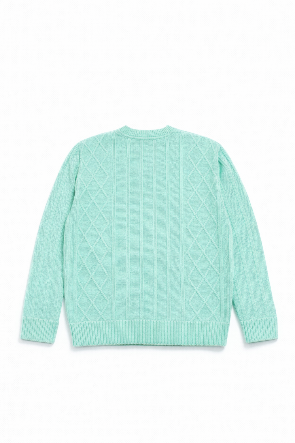 Knit mint green