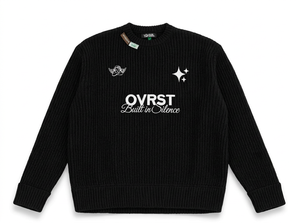 Knit ovrst black