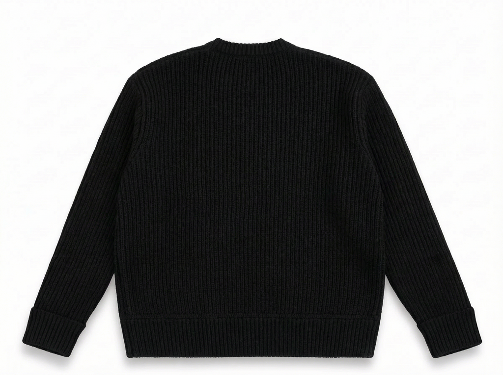 Knit ovrst black